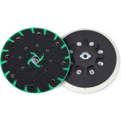 Plateau ponceuse 150 mm avec aspiration de poussière - Filetage de raccordement M8 - remplacement du festool plateau ponceuse, compatible avec le ponceuse excentrique 150mm bosch makita etc.