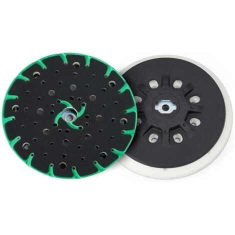 Plateau ponceuse 150 mm avec aspiration de poussière - Filetage de raccordement M8 - remplacement du festool plateau ponceuse, compatible avec le ponceuse excentrique 150mm bosch makita etc