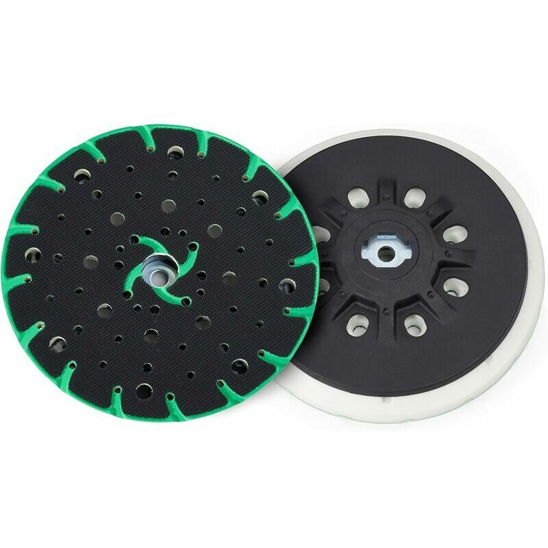Plateau ponceuse 150 mm avec aspiration de poussière - Filetage de raccordement M8 - remplacement du festool plateau ponceuse, compatible avec le