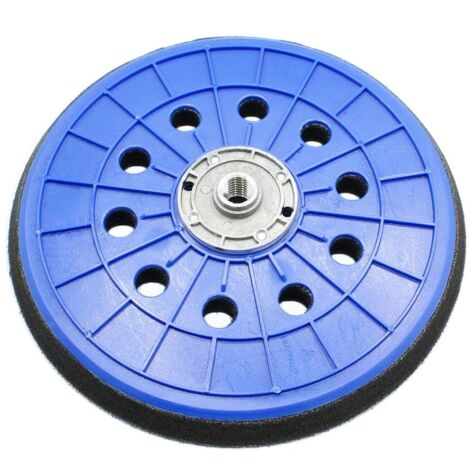 Plateau ponceuse Ø 215 mm, plateau de ponçage à 10 trous, ponceuse murale et ponceuse à plafond girafe Pièces de rechange pour DWS225BT/DC/R et DS 200/210/900/920/930 (Blue)