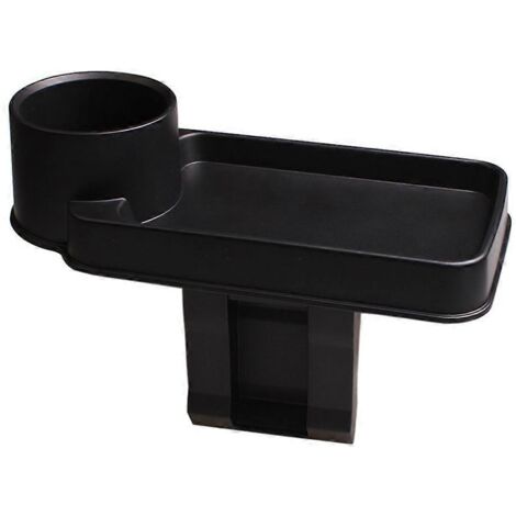 Plateau porte-gobelets anti-déversement pour canapé, avec sous-verre pour coussin d'assise et boîte de rangement pour bouteilles et canettes.