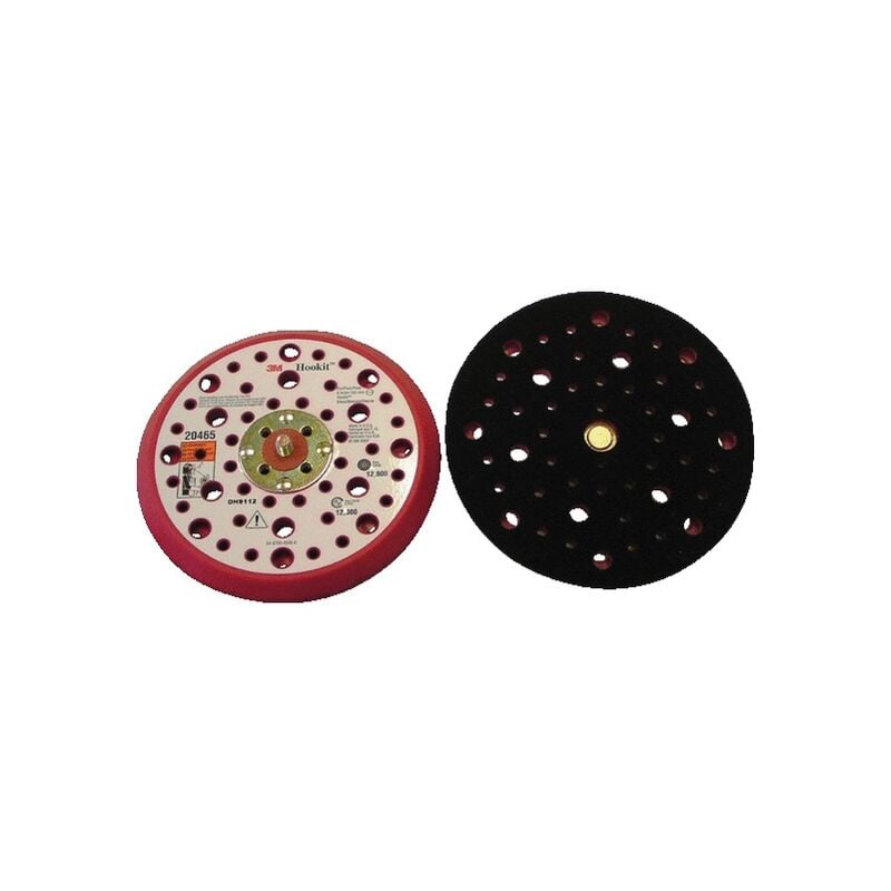 3M - Plateau pour disque velcro hookit auto-agrippant 150mm multitrous abrasifs - P20465