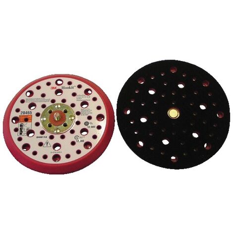 Plateau pour disque velcro HOOKIT auto-agrippant 150mm multitrous - 3M ABRASIFS - P20465