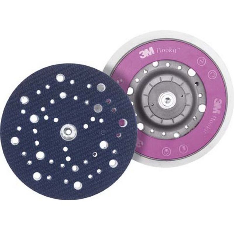 Plateau pour meules auto-agrippantes Hookit (TM), Fixation : M8, Modèle Standard, Ø 150 mm