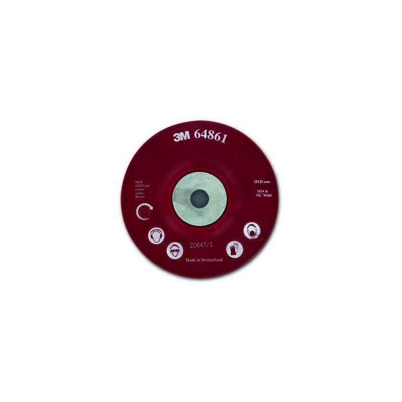 3M - Plateau de ponçage ™ M14 - rigide - ø 127 mm