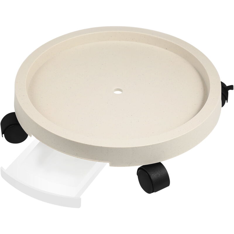Plateau pour pot de fleurs, support extra large, roue universelle, perlite pour plantes, base de jardinière, soucoupe, plateaux, pots