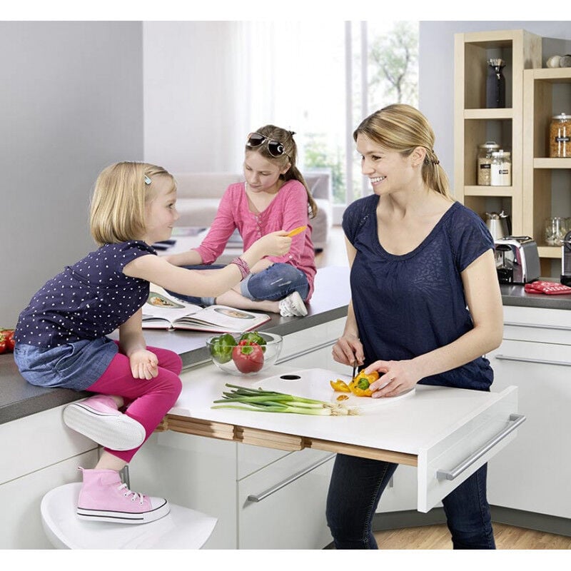 Plateau rabattable Hailo Rapid Coloris - Gris