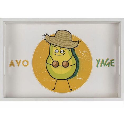 Plateau Rectangulaire en bois Avocat petit modèle