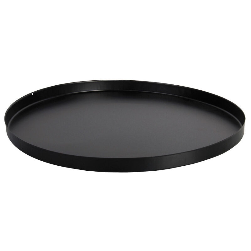 Esschert Design - Plaque inférieur ronde - d 50,3 x h 3 cm - Noir - Livraison gratuite