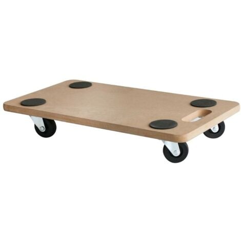 Chariot de transport Roulettes Meuble Plaque MDF 580x290mm 250 kg