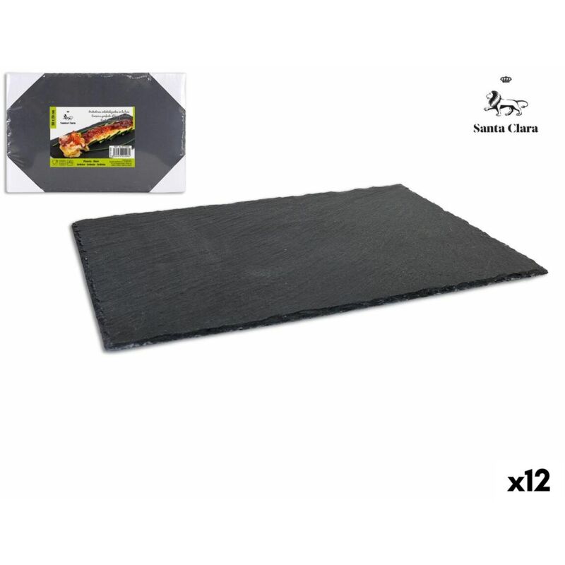 Plateau santa clara alfares ardoise 30 x 20 cm 6 mm (12 pièces)