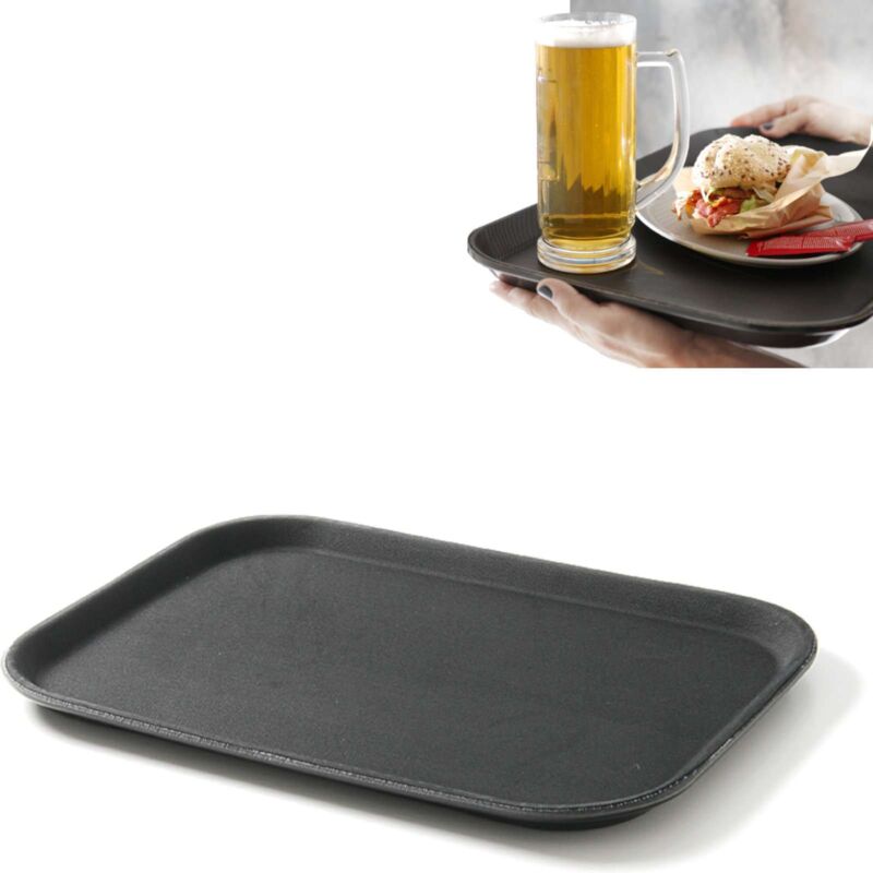Plateau de service rectangulaire antidérapant 255x355 mm   Hendi