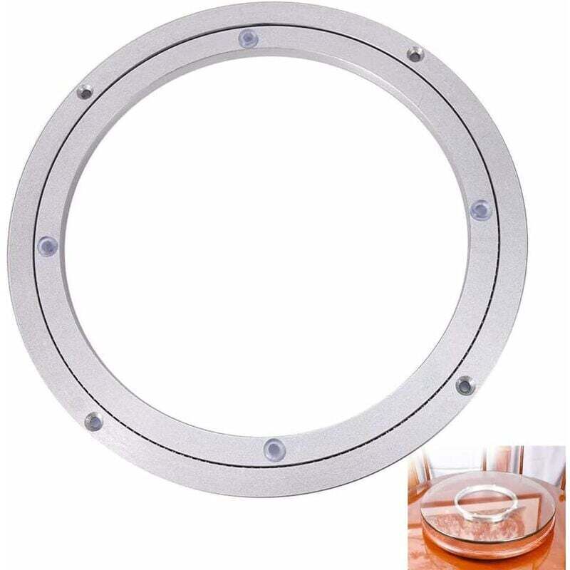 Plateau Tournant à Roulement, Plaque Pivotante Lisse, Table Tournante D'alliage D'aluminium, Plateau Tournant Roulement à Billes, Pour La Cuisine, Le
