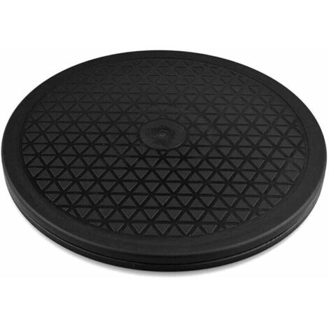 Plateau tournant de 25 cm, plateau rotatif manuel à 360° avec roulements à billes, motif diamant, convient aux moniteurs, aux ustensiles de cuisine, aux objets d'artisanat et aux plantes en pot.