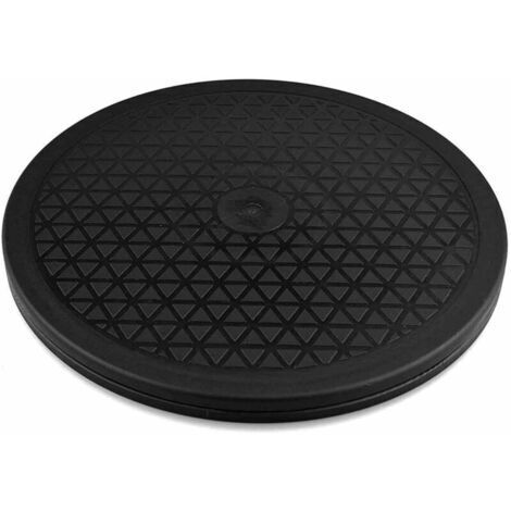 Plateau tournant de 25 cm, plateau rotatif manuel à 360° avec roulements à billes, motif diamant, convient aux moniteurs, aux ustensiles de cuisine, aux objets d'artisanat et aux plantes en pot.