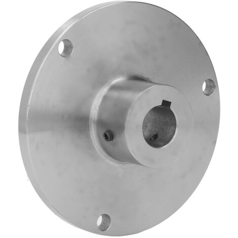 Plateau tournant en acier manganèse, diamètre 130 mm, 3 trous de fixation, compatible mandrins K11‑130, K12‑130, K72‑130, pour travaux de tournage.