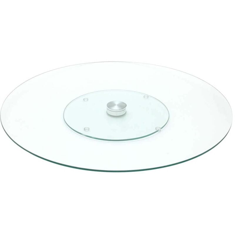 Plateau tournant en verre 45 cm