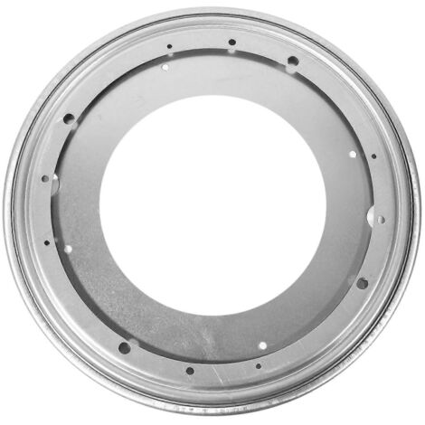 Plateau Tournant Galvanisé 12 Pouces - Disque Rotatif Circulaire pour Meubles