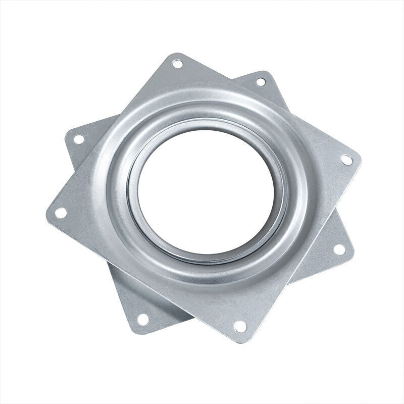 Plateau Tournant Plaque pivotante Plate-forme Tournante Roulement Rotatif 360 degrés Carré avec des Roulements à Billes en Acier pour Armoires de