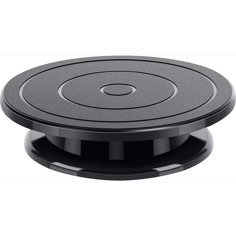 Plateau tournant rotatif - Parfait pour la peinture au pistolet et la décoration de gâteaux. Rotation fluide, diamètre idéal pour projets créatifs et