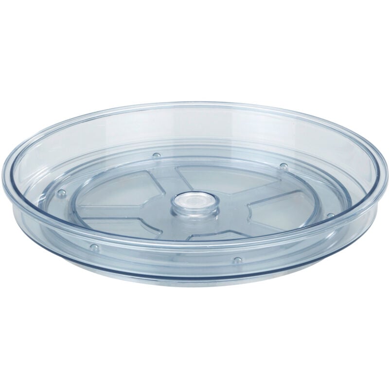 Plateau Tournant Victoria Wenko Rangement cuisine, Organiseur placard, Rotatif 360°, 4 Pieds anti-dérapants en silicone, Plastique recyclé, 24cm,