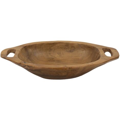 Plateau Wan en teck Cm 37X26,5X7