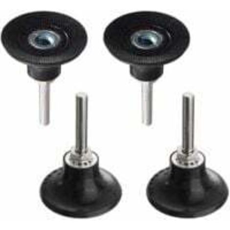 Plateaux de Polissage 50mm Disc Pad Support de Disque Abrasif de Ponçage Mandrin Polissage avec Tige de 1/4 '' Porte-Disque Rondes à Verrouillage Changement Rapide pour Outil Rotatif LO-Ron