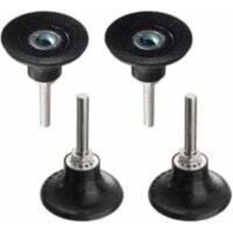 Plateaux de Polissage 50mm Disc Pad Support de Disque Abrasif de Ponçage Mandrin Polissage avec Tige de 1/4 '' Porte-Disque Rondes à Verrouillage Changement Rapide pour Outil Rotatif LO-Ron