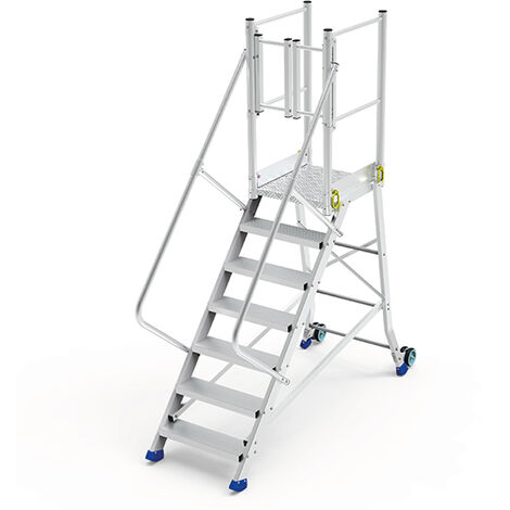 Plateforme 6 marches - Hauteur plateforme 1.20m - 1 portillon - ES-306-CAMION/PS