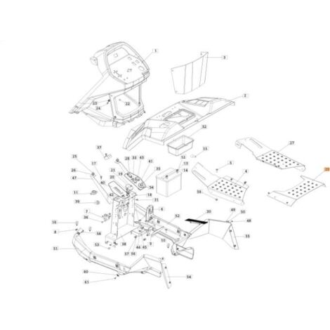 PLATEFORME CENTRALE ORIGINALE EMAK SGS532018472303R