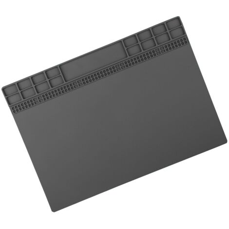 Plateforme de Maintenance pour Téléphone et Ordinateur Résistante à la Chaleur, Tapis Isolant Gris