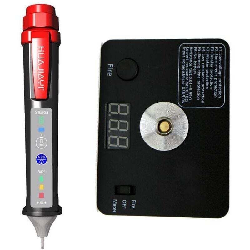 Image of Plateforme de Mesure de Combustion Bobine 521 Onglets Testeur Résistance V3 Ohm avec Stylo de Test