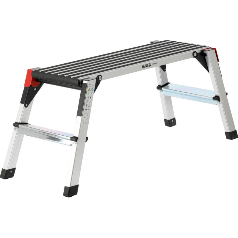Plateforme de travail pliable en aluminium
