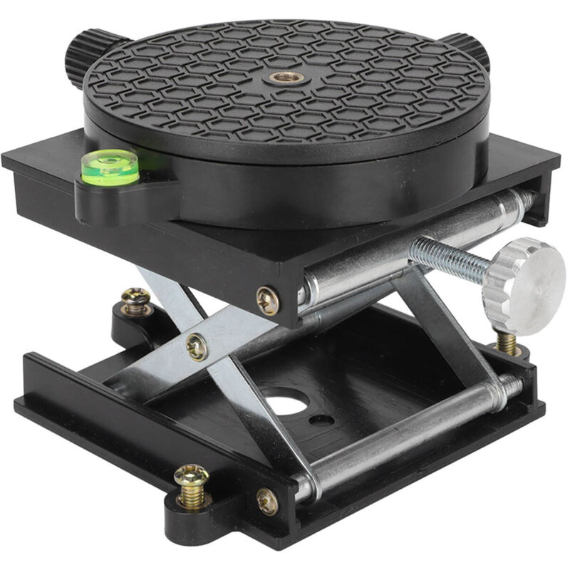 Plateforme élévatrice de mise à niveau, table de travail rotative à 360° pour niveaux laser, support de mise à niveau automatique