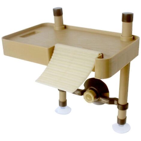 Plateforme flottante pour tortue avec rampe et échelle, pierre de repos pour reptile, décoration d'aquarium pour petit et moyen bassin, accessoire de terrarium.