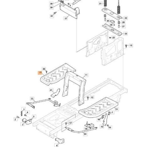 PLATEFORME REPOSE-PIEDS EMAK ORIGINALE G325500050E0R