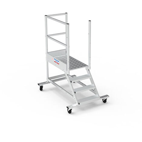 Plateforme roulante 4 marches - Hauteur max. de travail 2.80m - PTF104G-RS