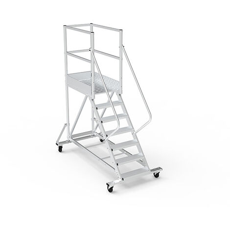 Plateforme roulante 9 marches - Hauteur de travail maximale 3.80m - PTF109-PT