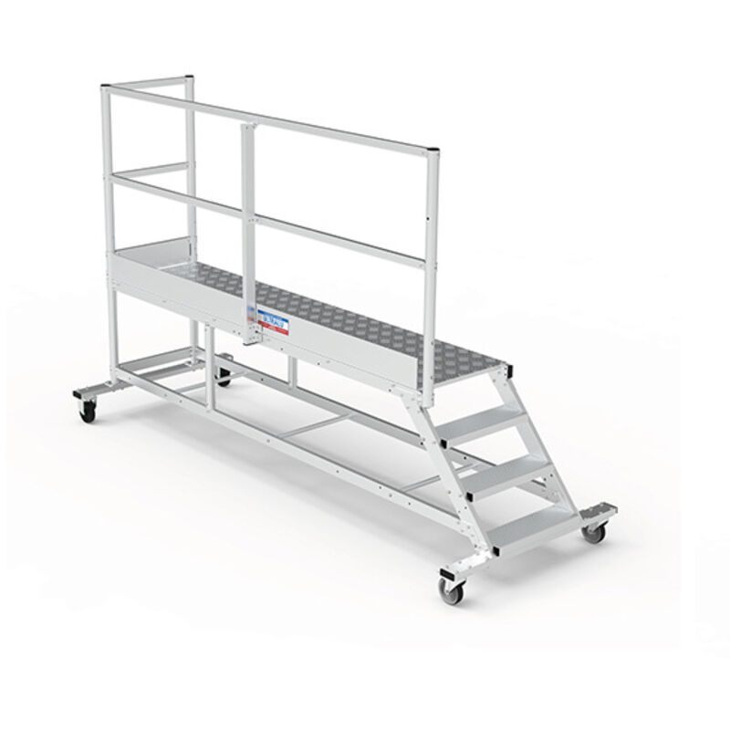 Plateforme roulante 3 marches - Hauteur max. de travail 2.60m - PTF253G