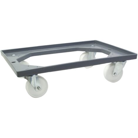 Plateforme roulettes pour bacs