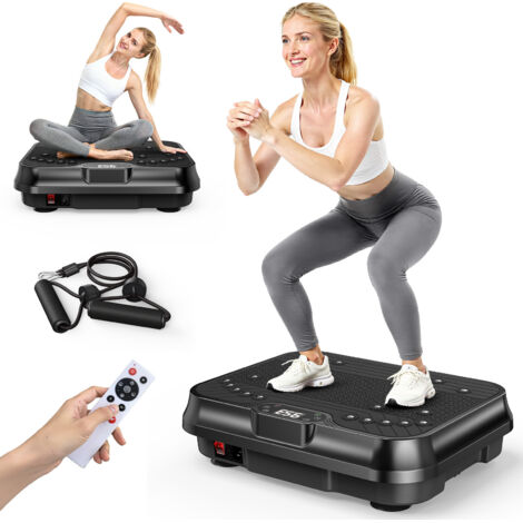 Plateforme Vibrante MERACH MR-2441 - Fitness à Domicile - Noire