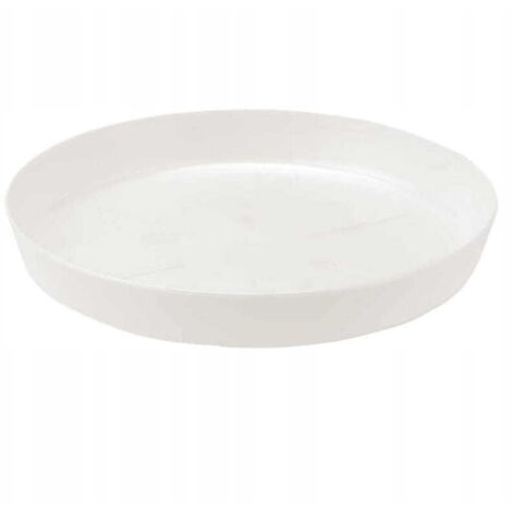 Platillo maceta blanco 12,6x1,8 cm Plástico