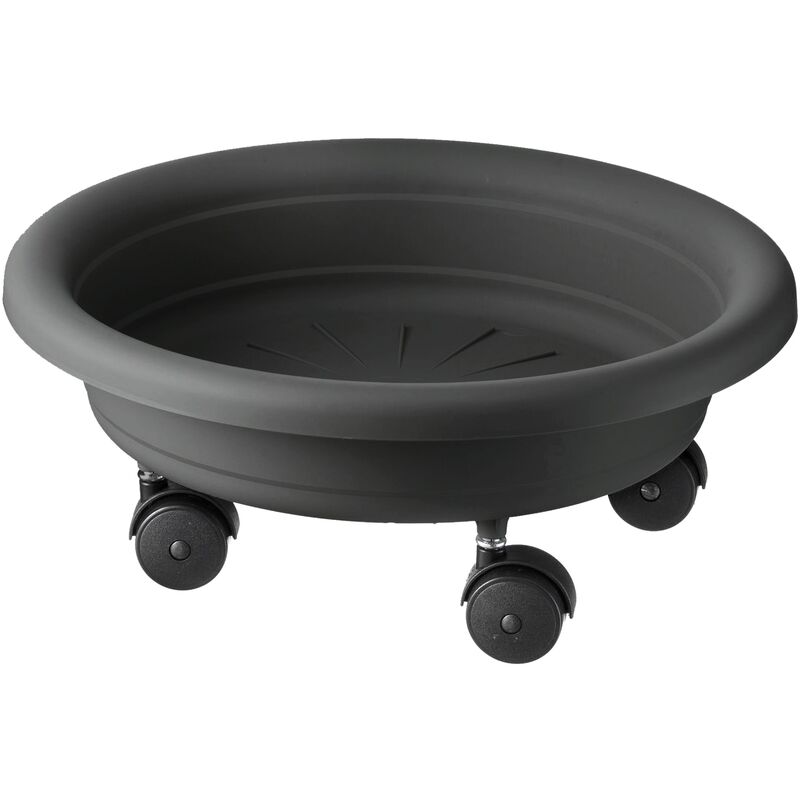 

Platillo para maceta CON RUEDAS para facilitar su traslado Ø 28 cm