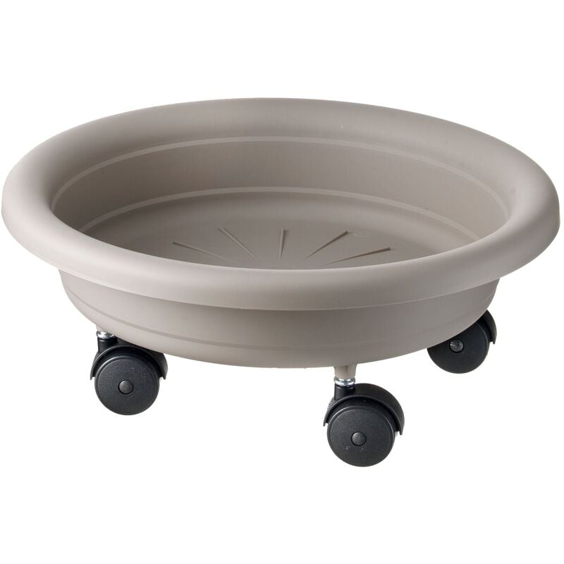 

Platillo para maceta CON RUEDAS para facilitar su traslado Ø 28 cm