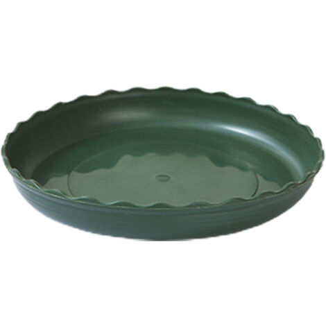 Platillos para macetas con drenaje y protección para la circulación del aire, blancos, verdes, rojos, negros, varios tamaños (5), PP resistente [Para uso interior y exterior, bricolaje]