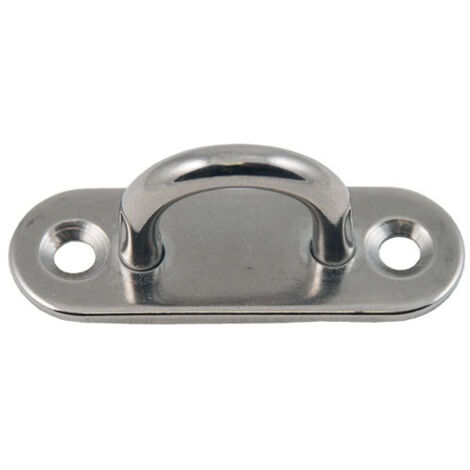 Platine à oeil acier inoxydable 45x15mm Øfil 5mm 360kg uc2 - CHAPUIS