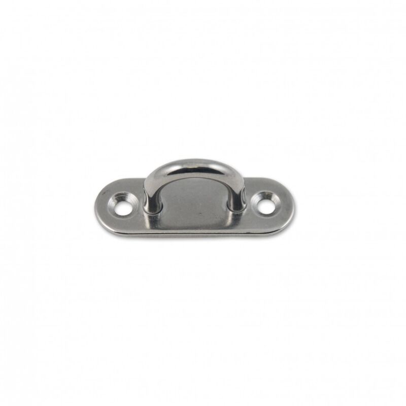 Chapuis - Platines à œil pour sangle avec crochets, 80 x 26 mm, 740 kg, 2 pièces