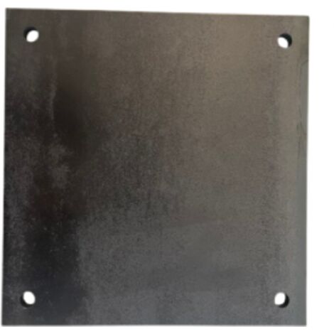 Platine acier percée 300x300x10