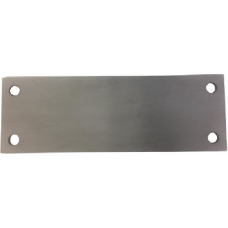 Platine acier rectangle percée 300x100x10