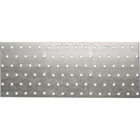 Platine d'assemblage galvanisée 120 x 300 mm